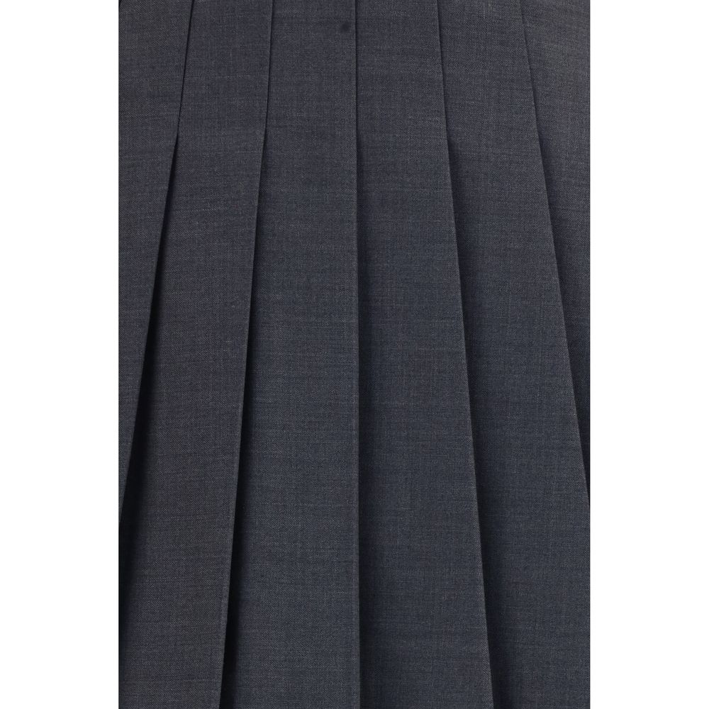 Self-Portrait Gray Polyamide Mini Skirt | Regal Royce