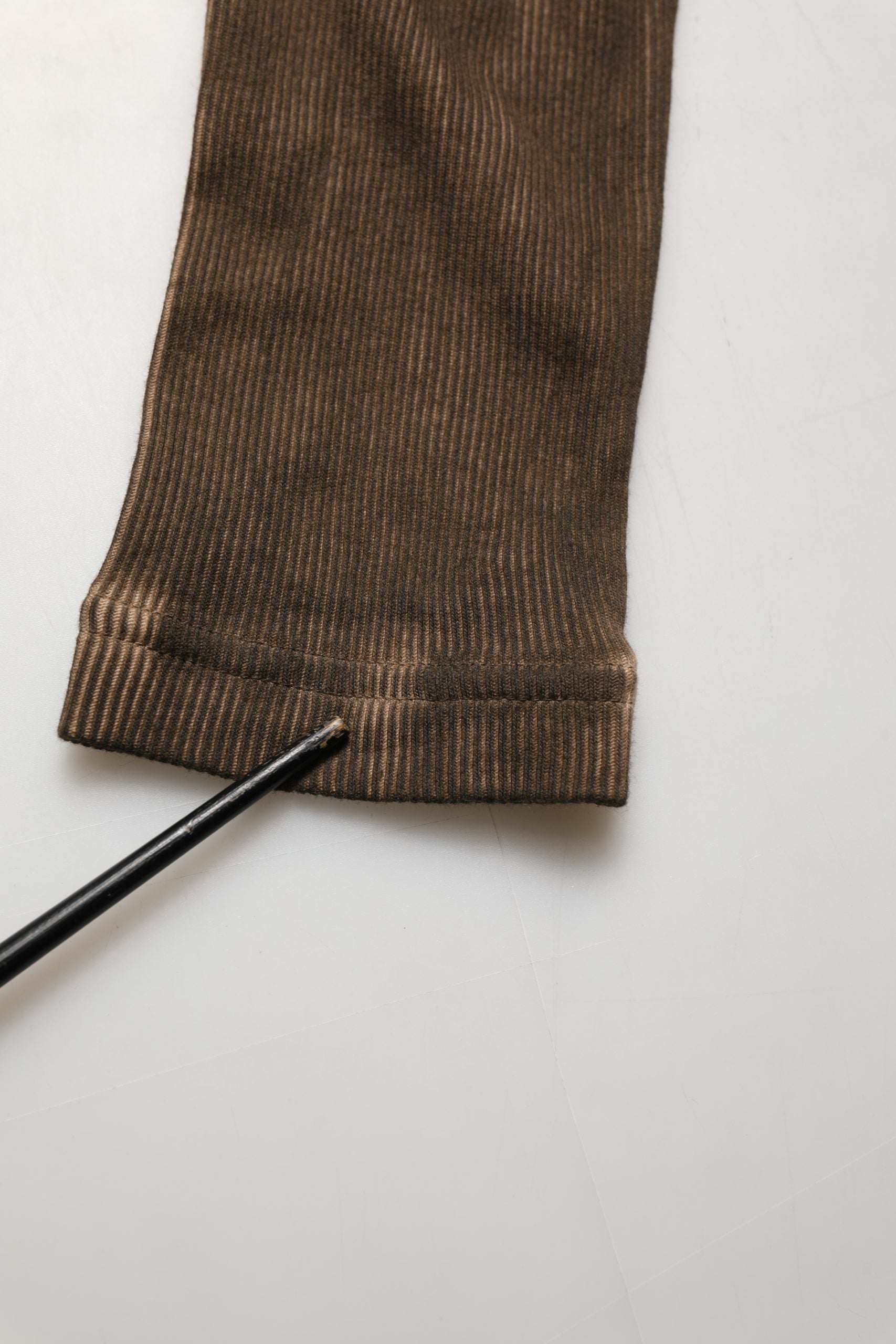 Dolce & Gabbana Brown Cotton Buttoned Henley Pullover Sweater | Regal Royce