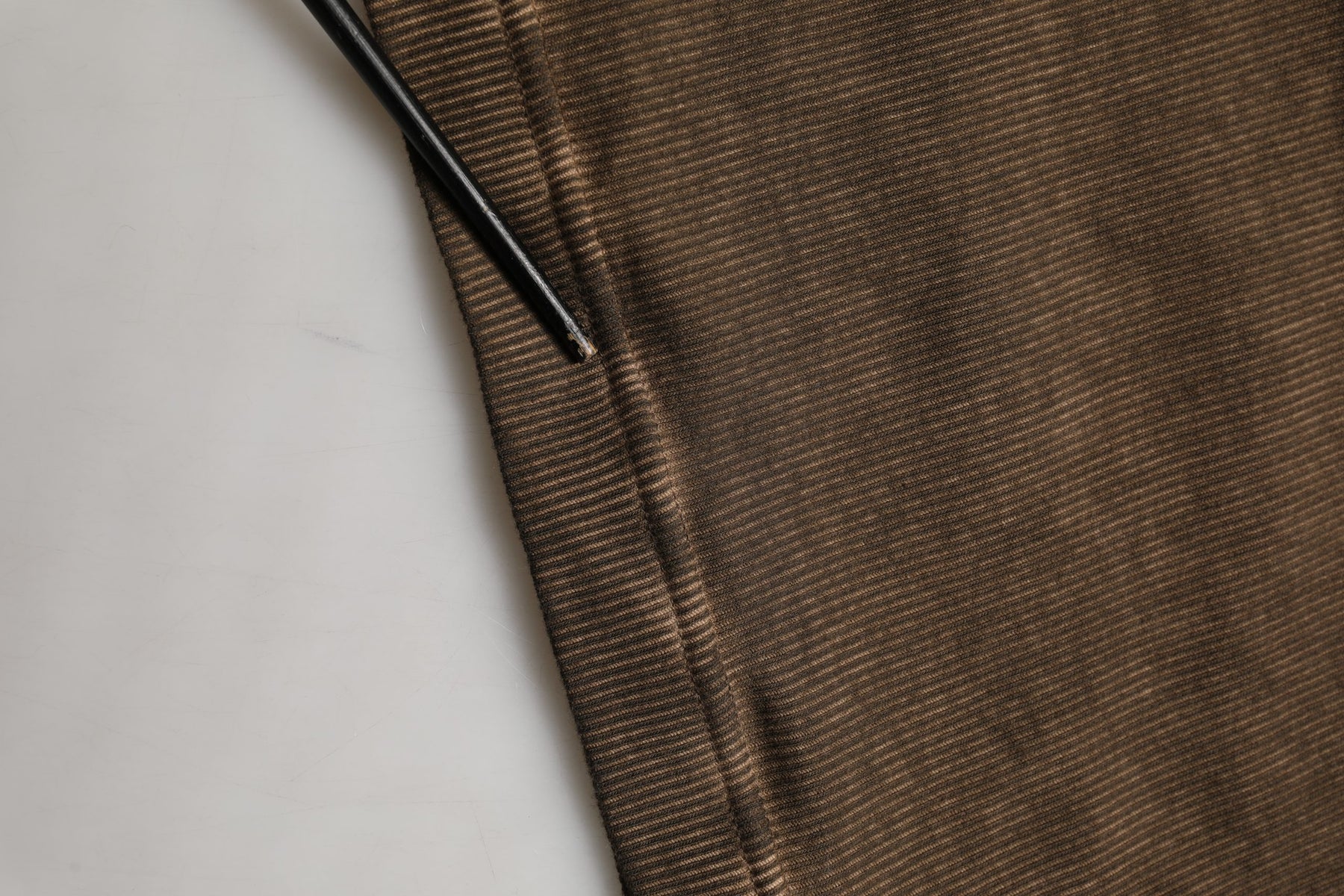 Dolce & Gabbana Brown Cotton Buttoned Henley Pullover Sweater | Regal Royce