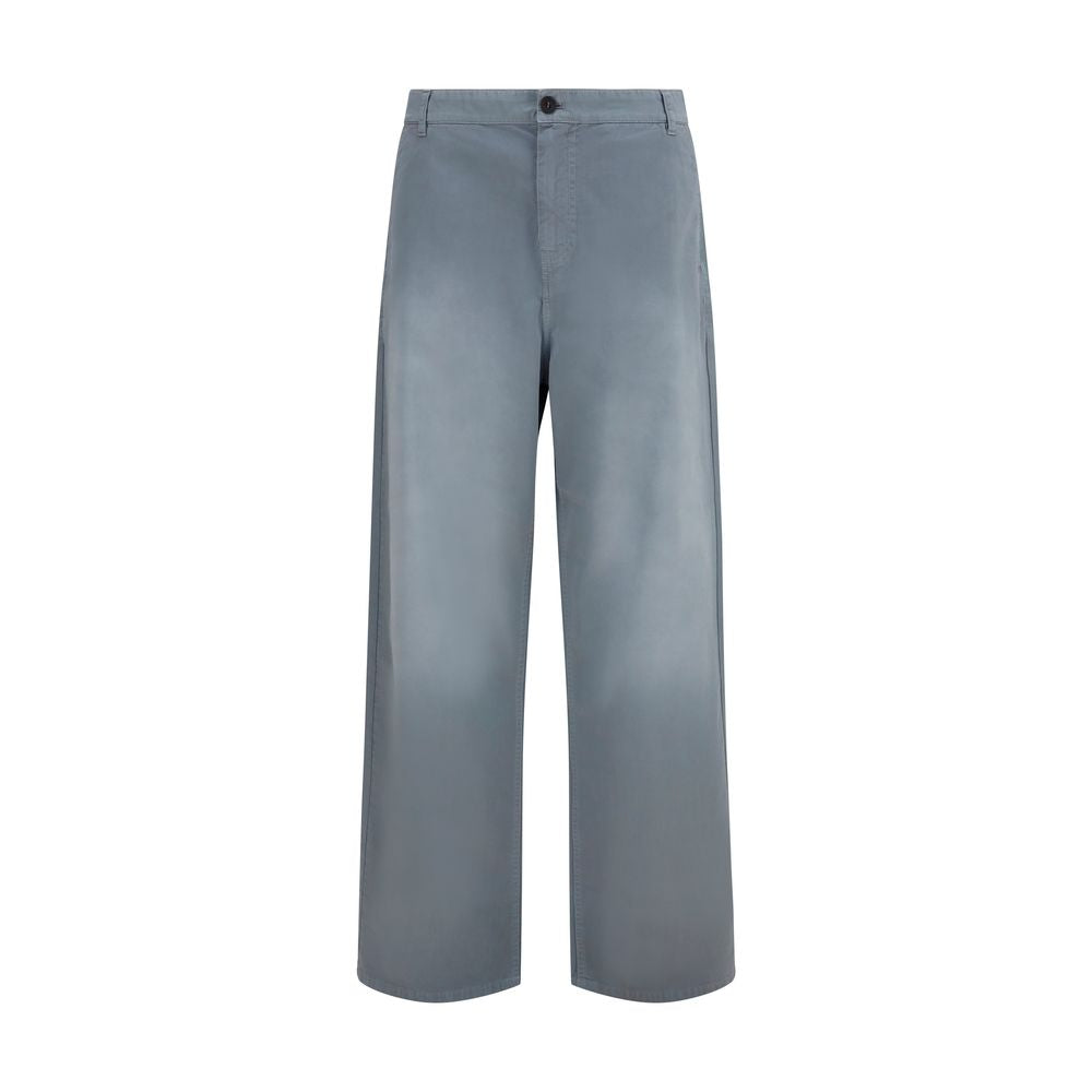 Miu Miu Gray Cotton Casual Pants | Regal Royce