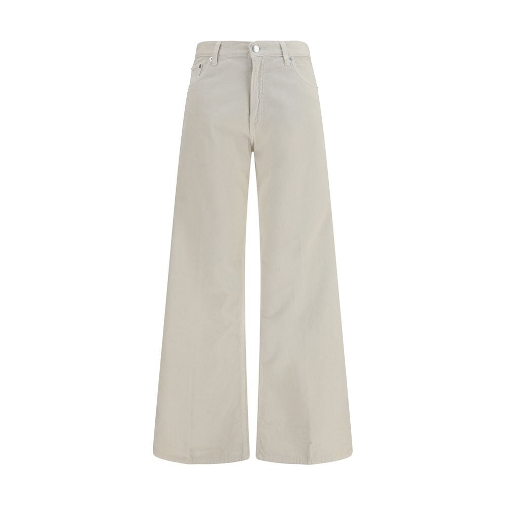 Haikure White Cotton Relaxed Fit Jeans | Regal Royce