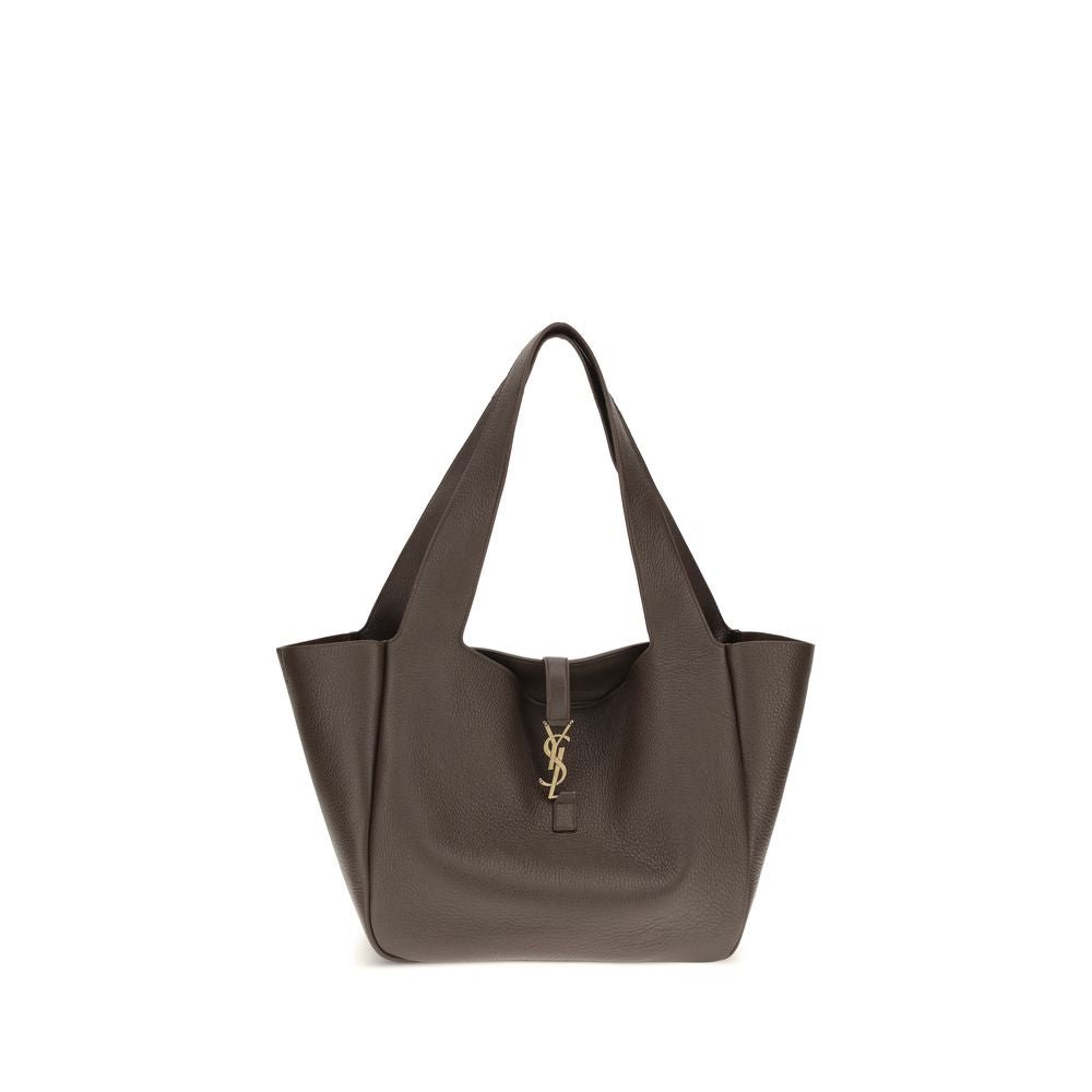 Saint Laurent Brown Calf Leather Bos Taurus Shoulder Bag | Regal Royce