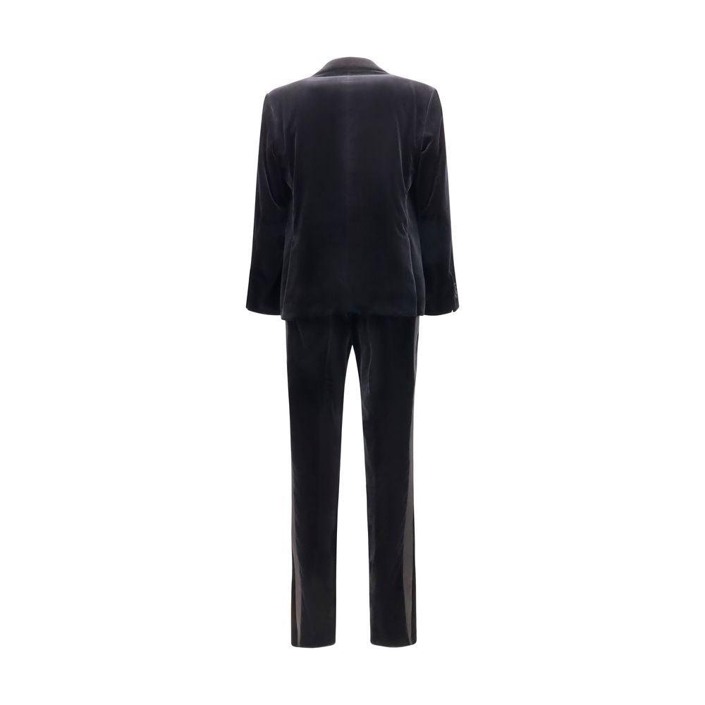 Ferragamo Black Cotton Tuxedo | Regal Royce