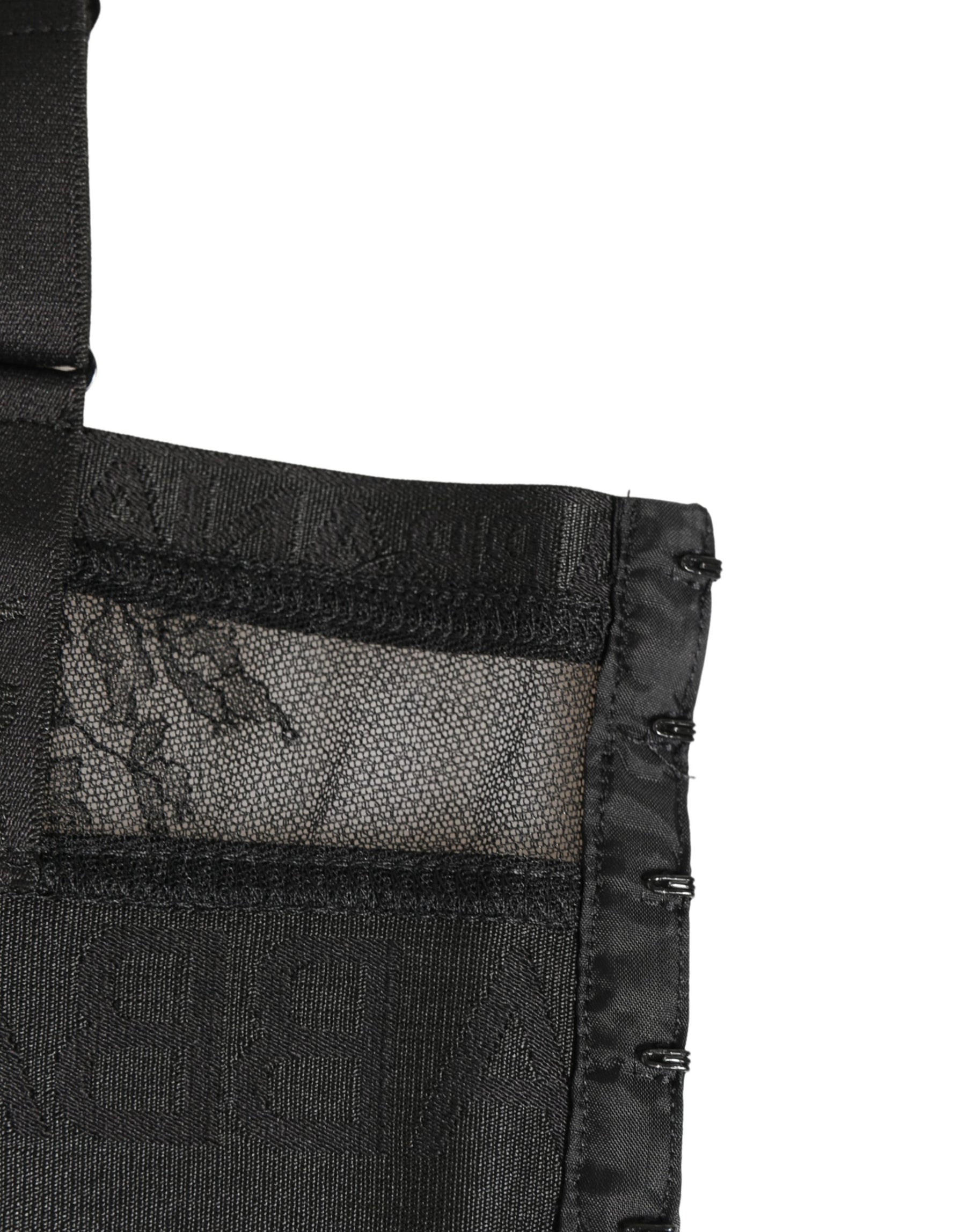 Dolce & Gabbana Black Logo Monogram Soft Cup Brassiere Underwear | Regal Royce