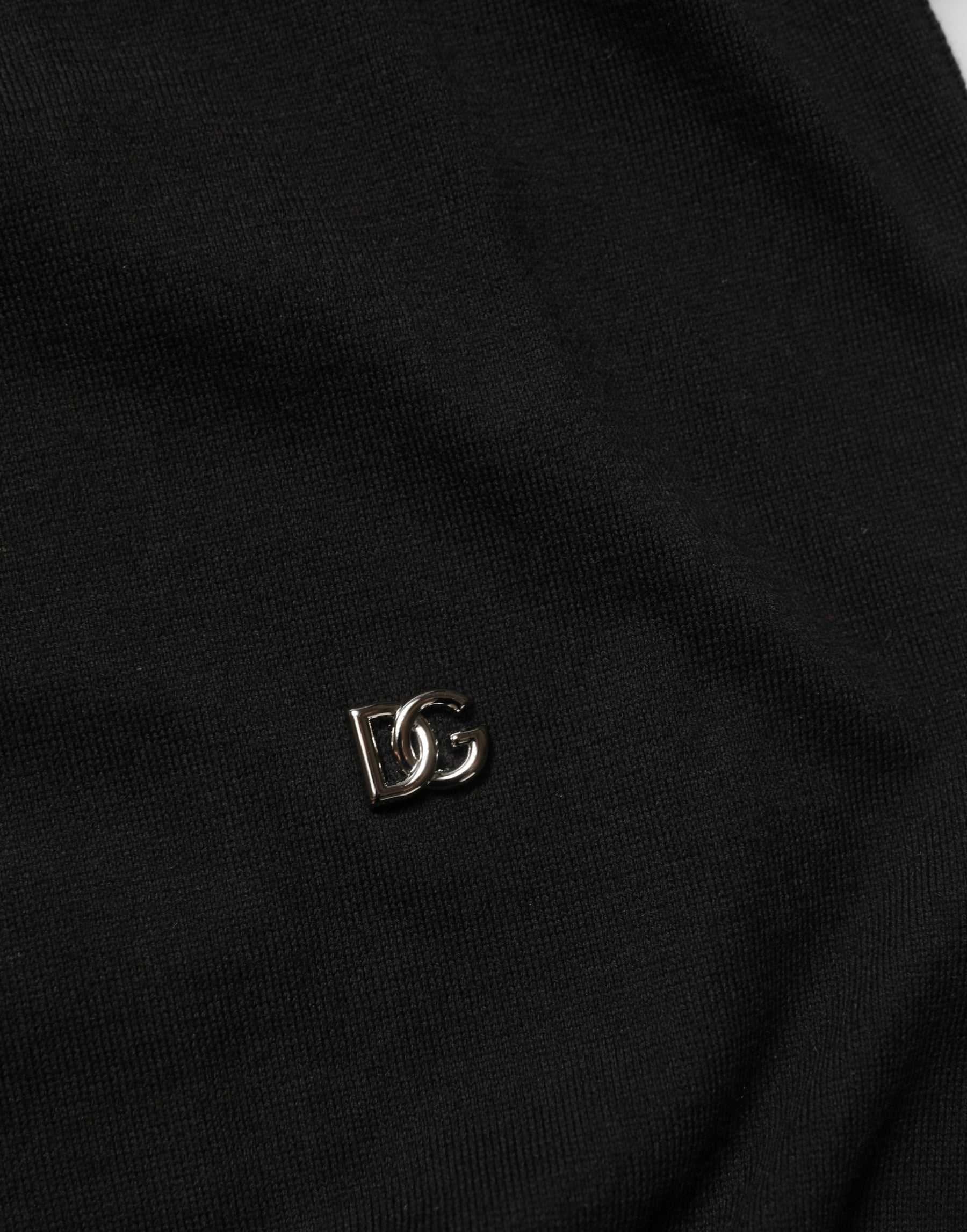 Dolce & Gabbana Black Cotton Collared Short Sleeves Men Polo T-shirt | Regal Royce