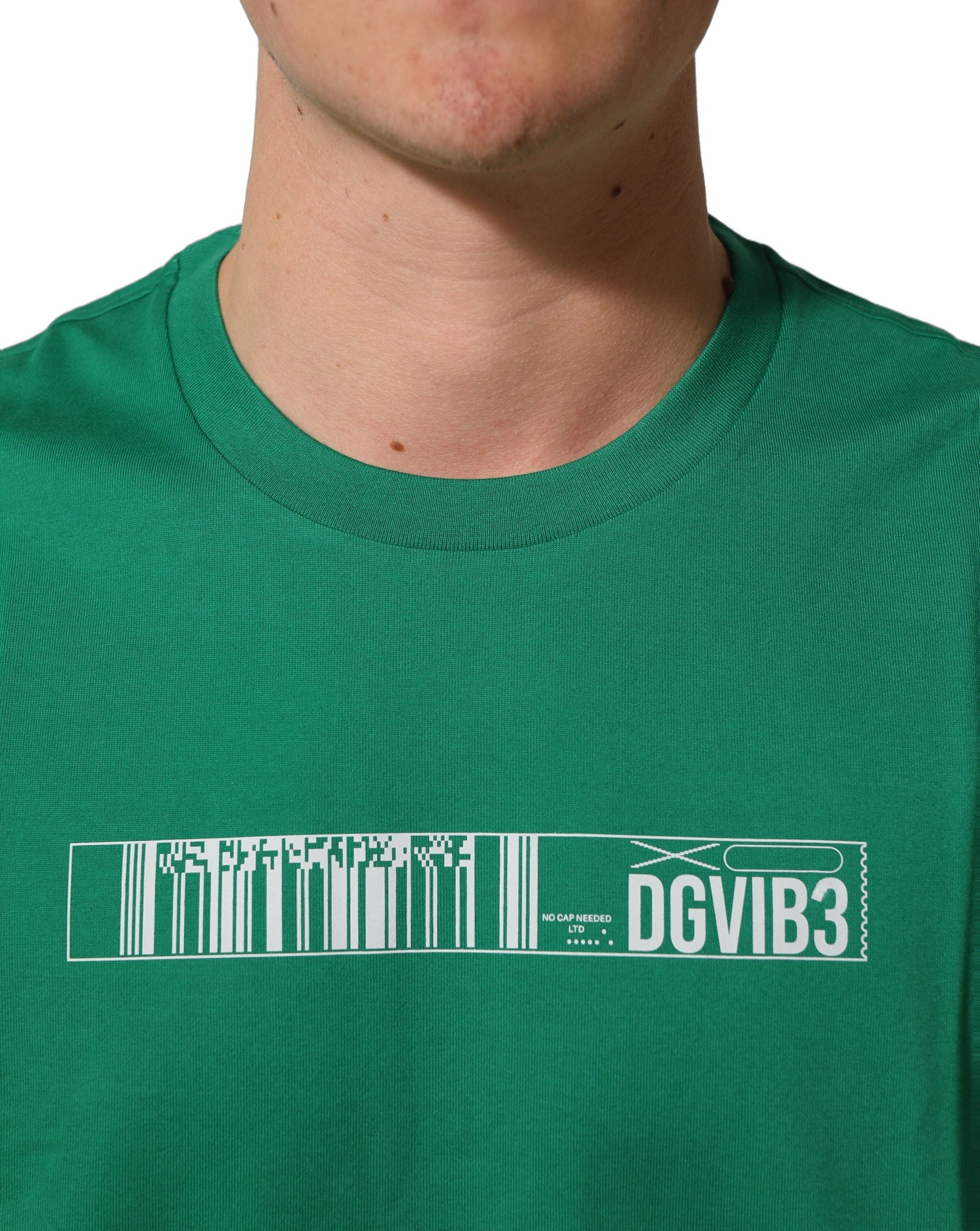 Dolce & Gabbana Green Cotton DGVIB3 Print Crew Neck T-shirt | Regal Royce