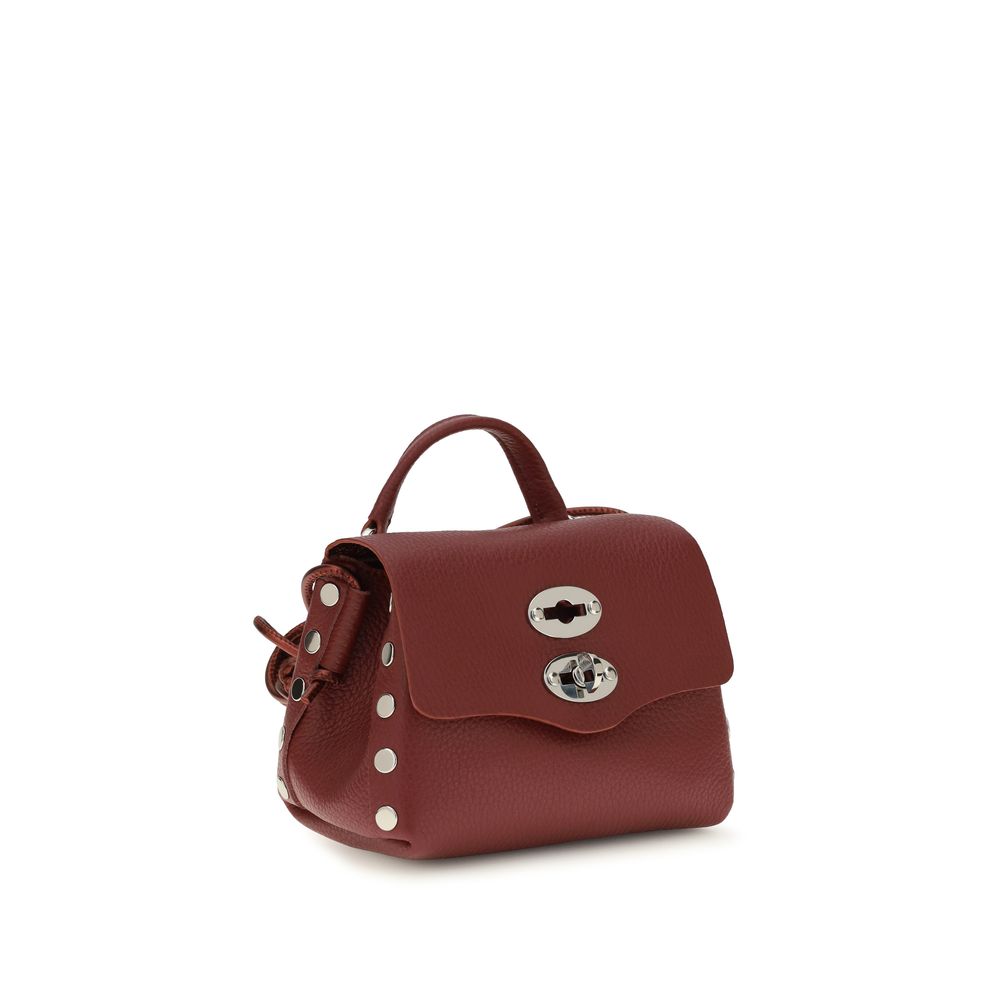 Zanellato Bordeaux Calf Leather Bos Taurus Shoulder Bag | Regal Royce