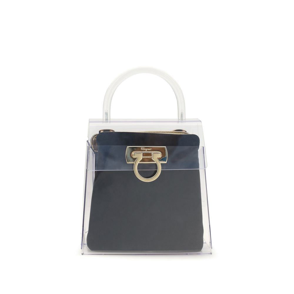 Ferragamo Black Pvc Handbag | Regal Royce