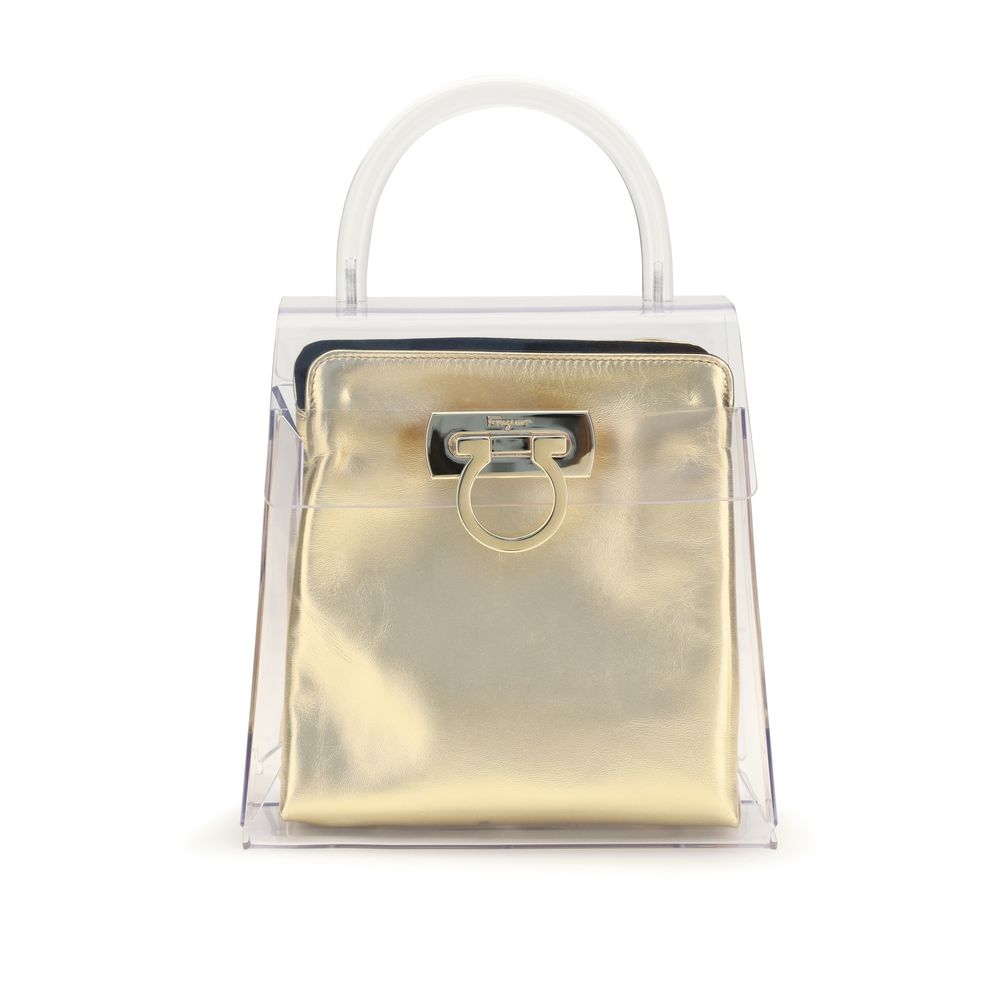 Ferragamo Black Pvc Handbag | Regal Royce