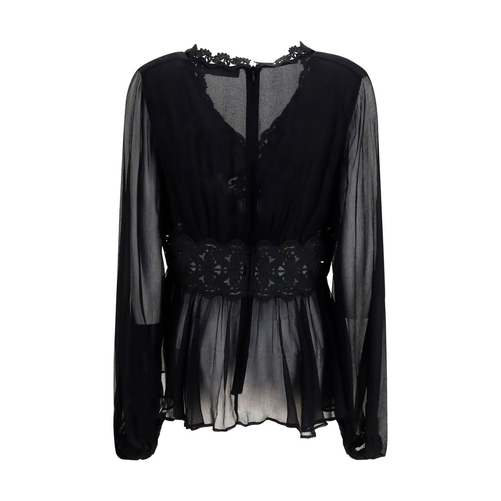 Zimmermann Black Viscose Blouse | Regal Royce