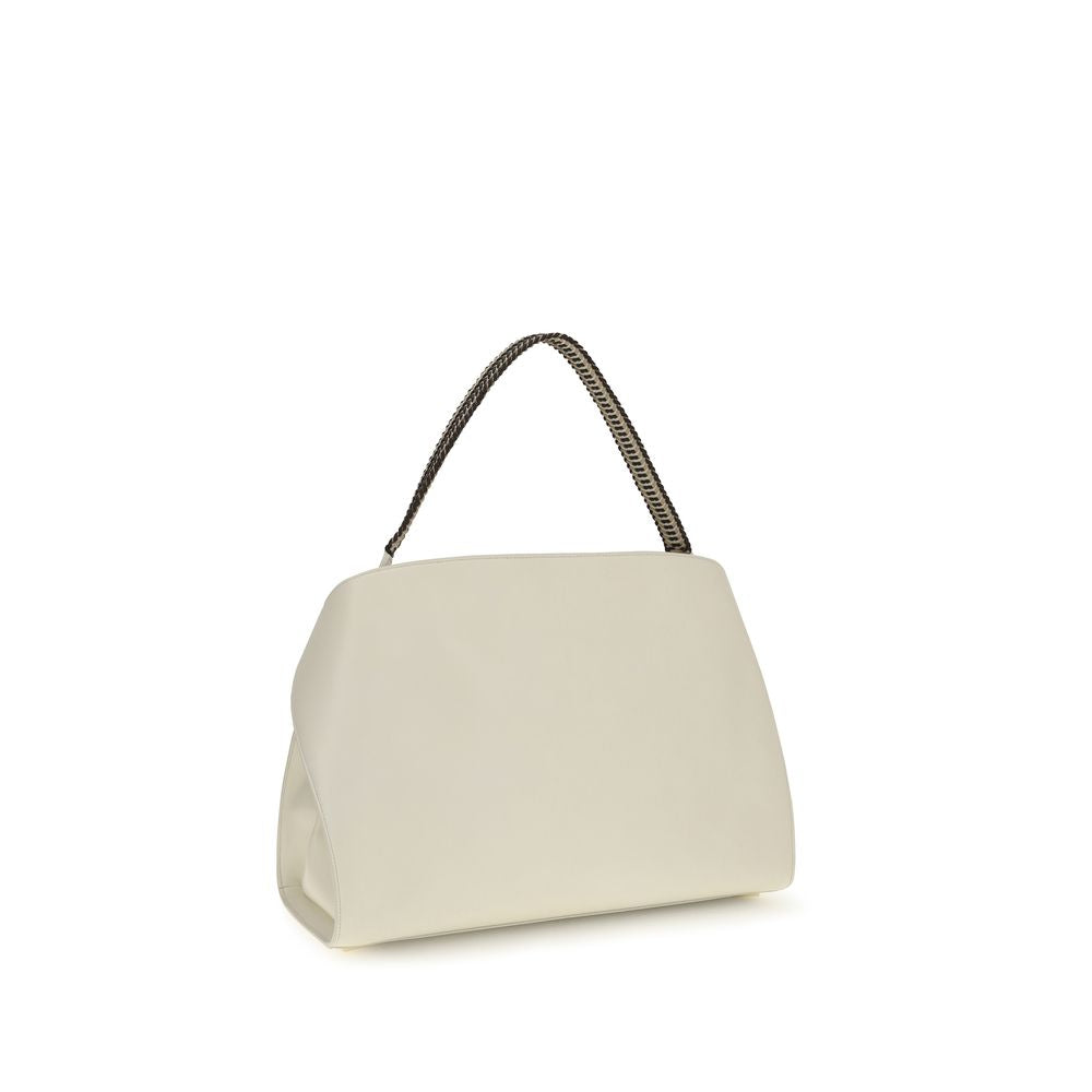 Ferragamo Beige Calf Leather Bos Taurus Shoulder Bag | Regal Royce