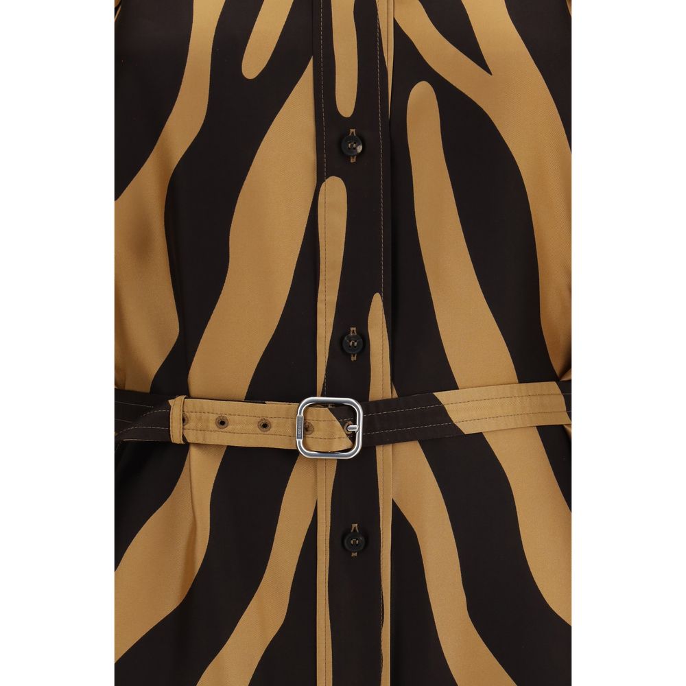 Ferragamo Multicolor Viscose Casual Dress | Regal Royce