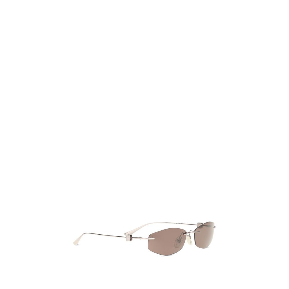 Balenciaga Silver Metal Sunglasses | Regal Royce