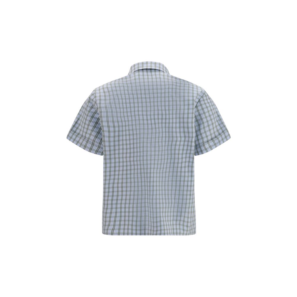 Miu Miu Blue Cotton Pattern Shirt | Regal Royce