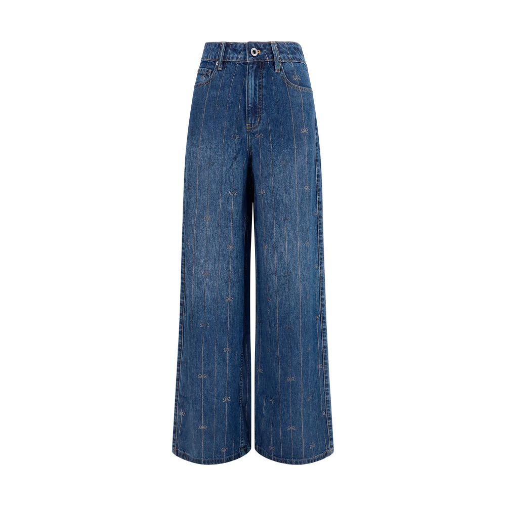 Self-Portrait Blue Lyocell Jeans Denim | Regal Royce