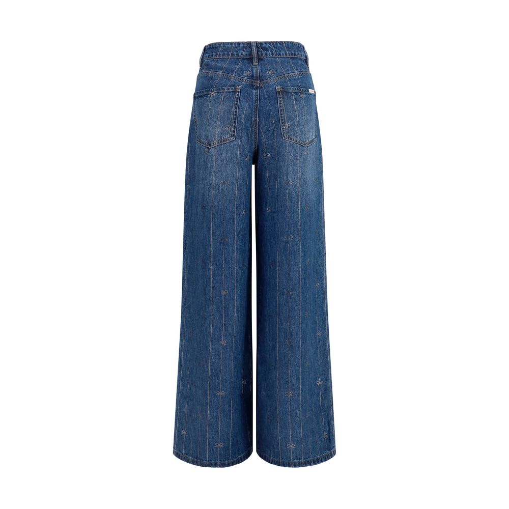 Self-Portrait Blue Lyocell Jeans Denim | Regal Royce