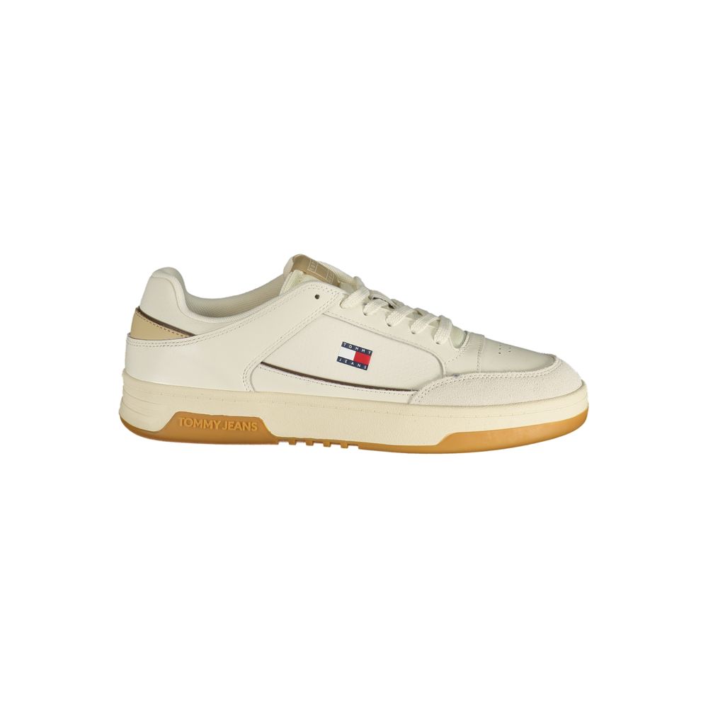 Tommy Hilfiger White Polyurethane Men's Sneaker | Regal Royce