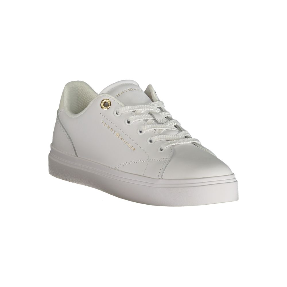 Tommy Hilfiger Bianco Polyurethane Donna Sneaker | Regal Royce