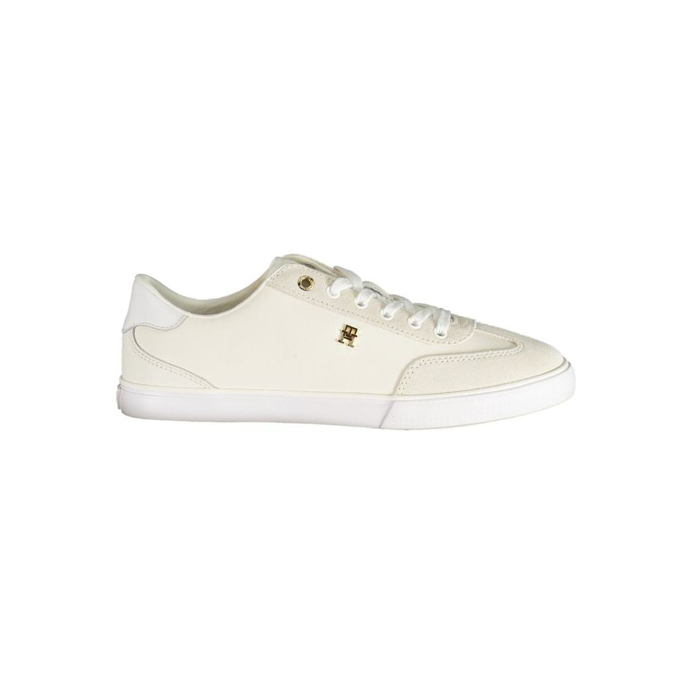 Tommy Hilfiger White Polyurethane Women's Sneaker | Regal Royce