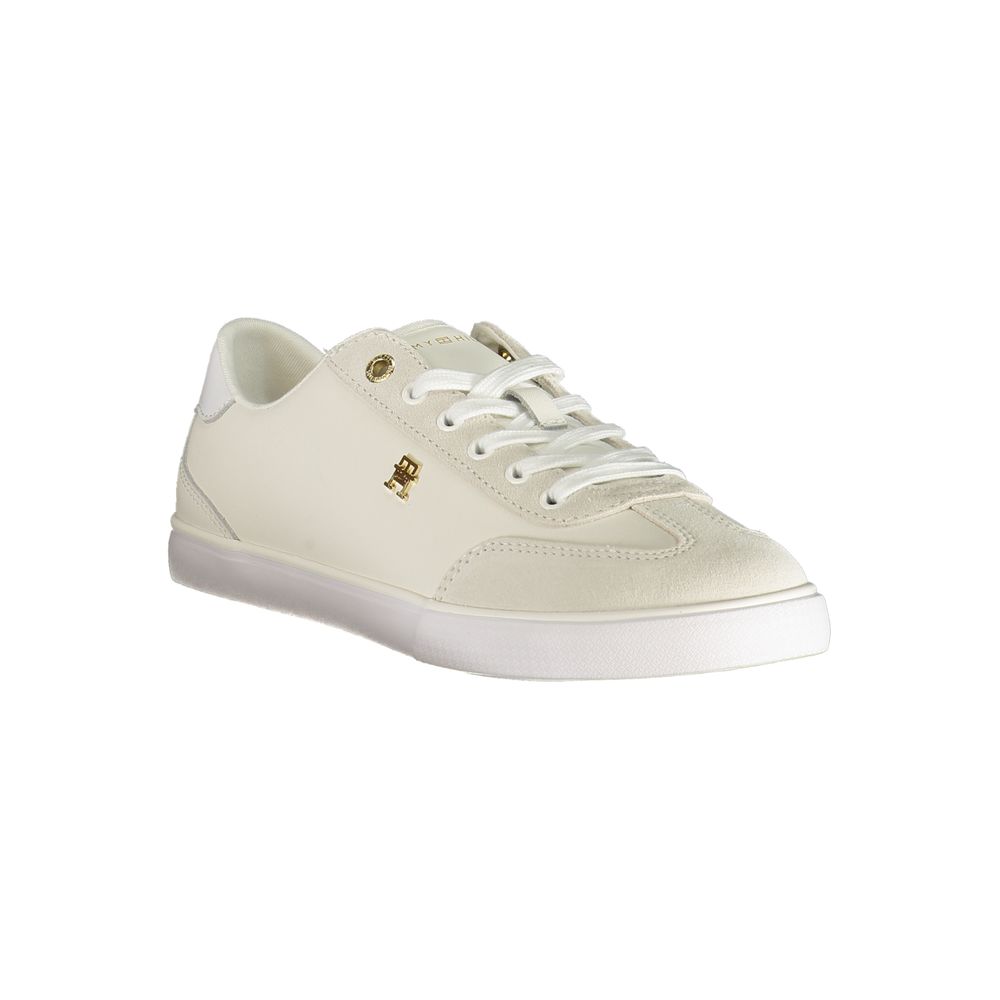 Tommy Hilfiger White Polyurethane Women's Sneaker | Regal Royce