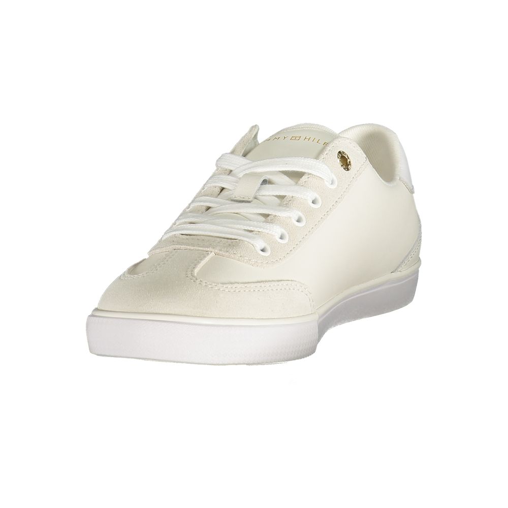 Tommy Hilfiger White Polyurethane Women's Sneaker | Regal Royce