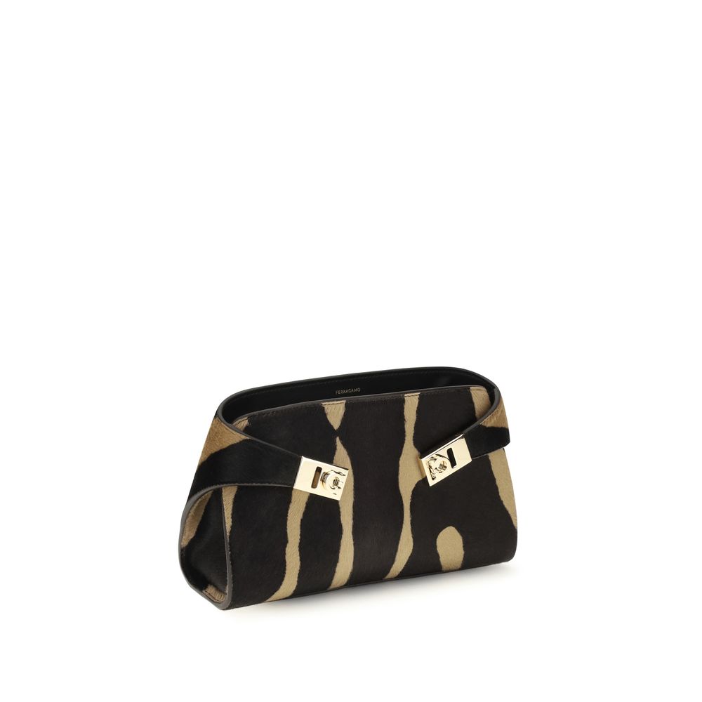 Ferragamo Brown Hair Shoulder Bag | Regal Royce