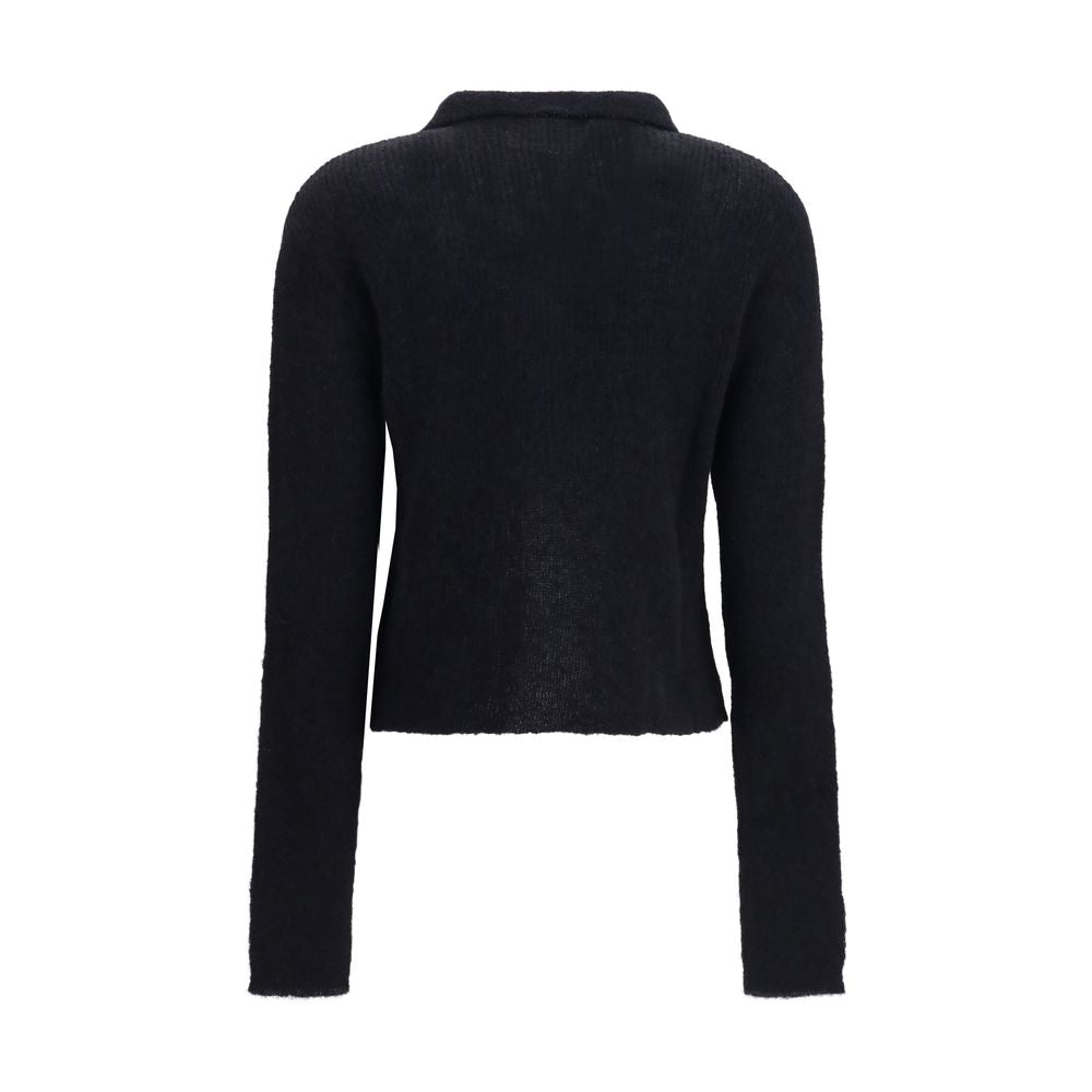 Our Legacy Black Alpaca Vicugna Pacos Polo Shirt | Regal Royce