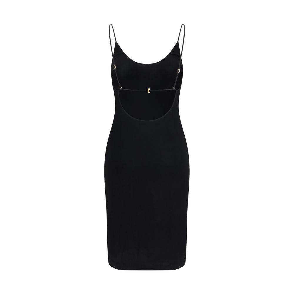 Saint Laurent Black Viscose Cocktail Dress | Regal Royce
