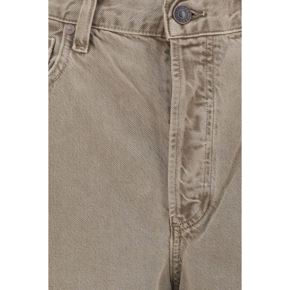 Agolde Brown Cotton Casual Pants | Regal Royce
