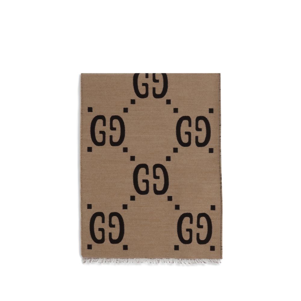 Gucci Brown Silk Scarf | Regal Royce