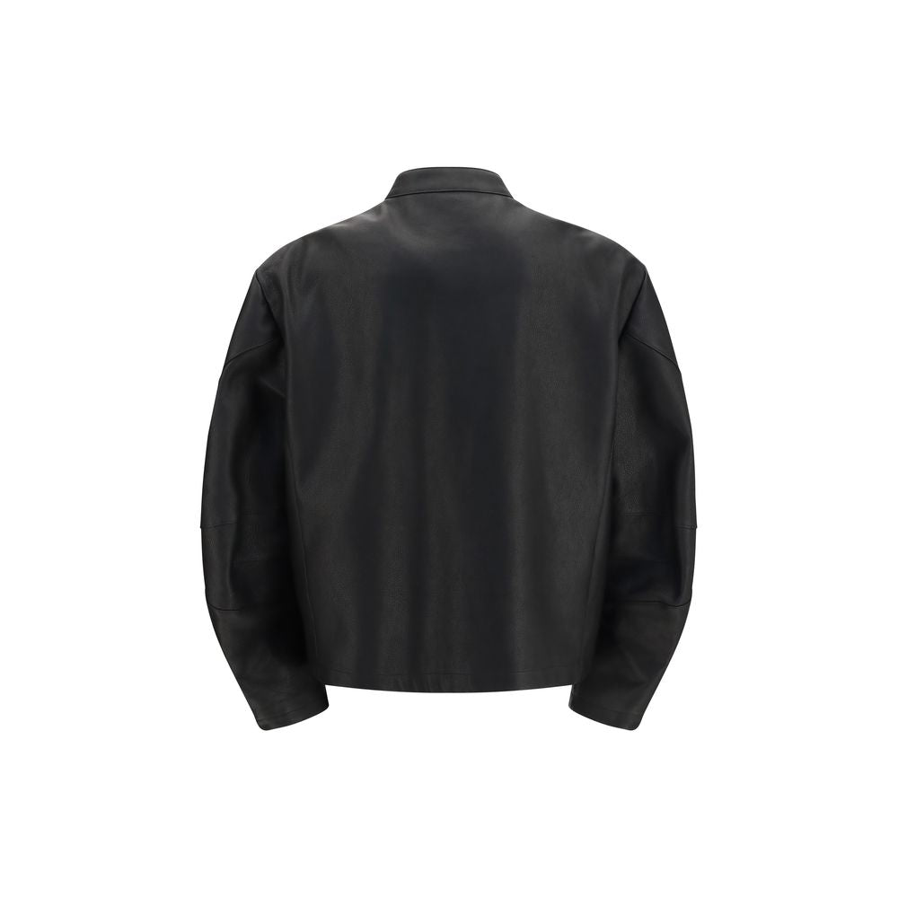 Gucci Black Calf Leather Bos Taurus Biker Jacket | Regal Royce