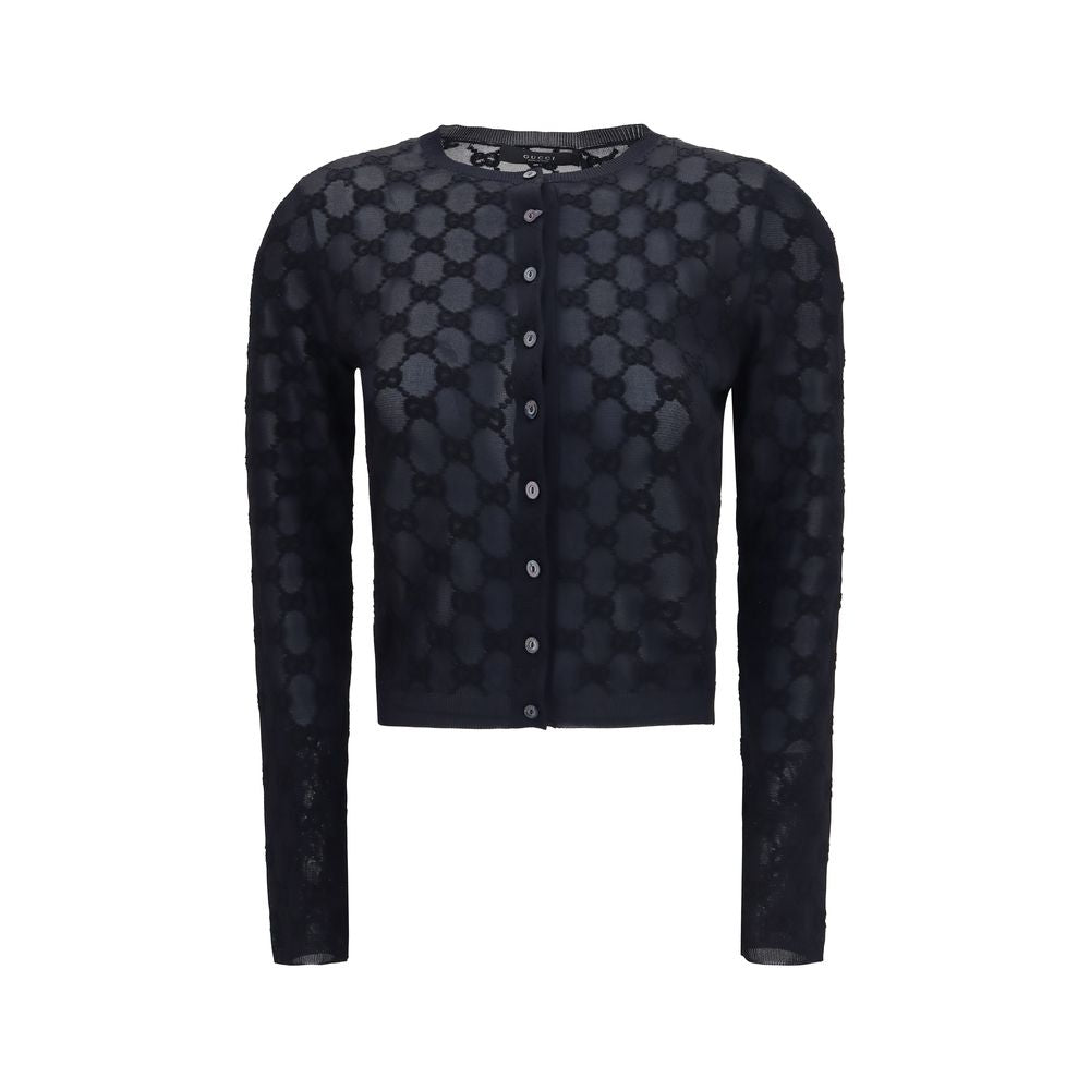 Gucci Black Viscose Cardigan | Regal Royce