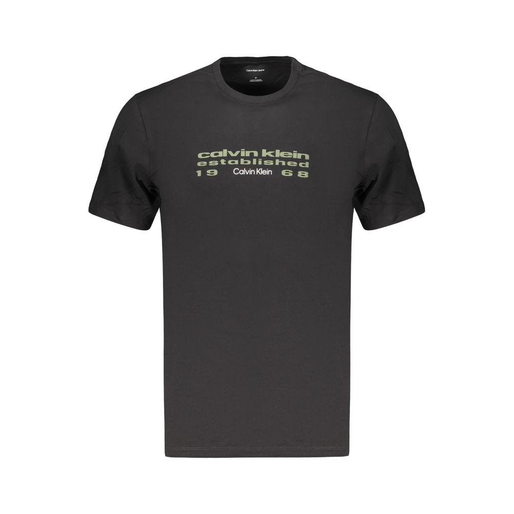 Calvin Klein Black Cotton Men's T-Shirt | Regal Royce
