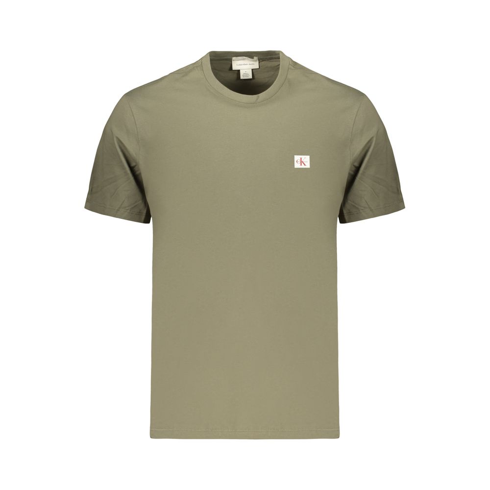 Calvin Klein Green Cotton Men's T-Shirt | Regal Royce