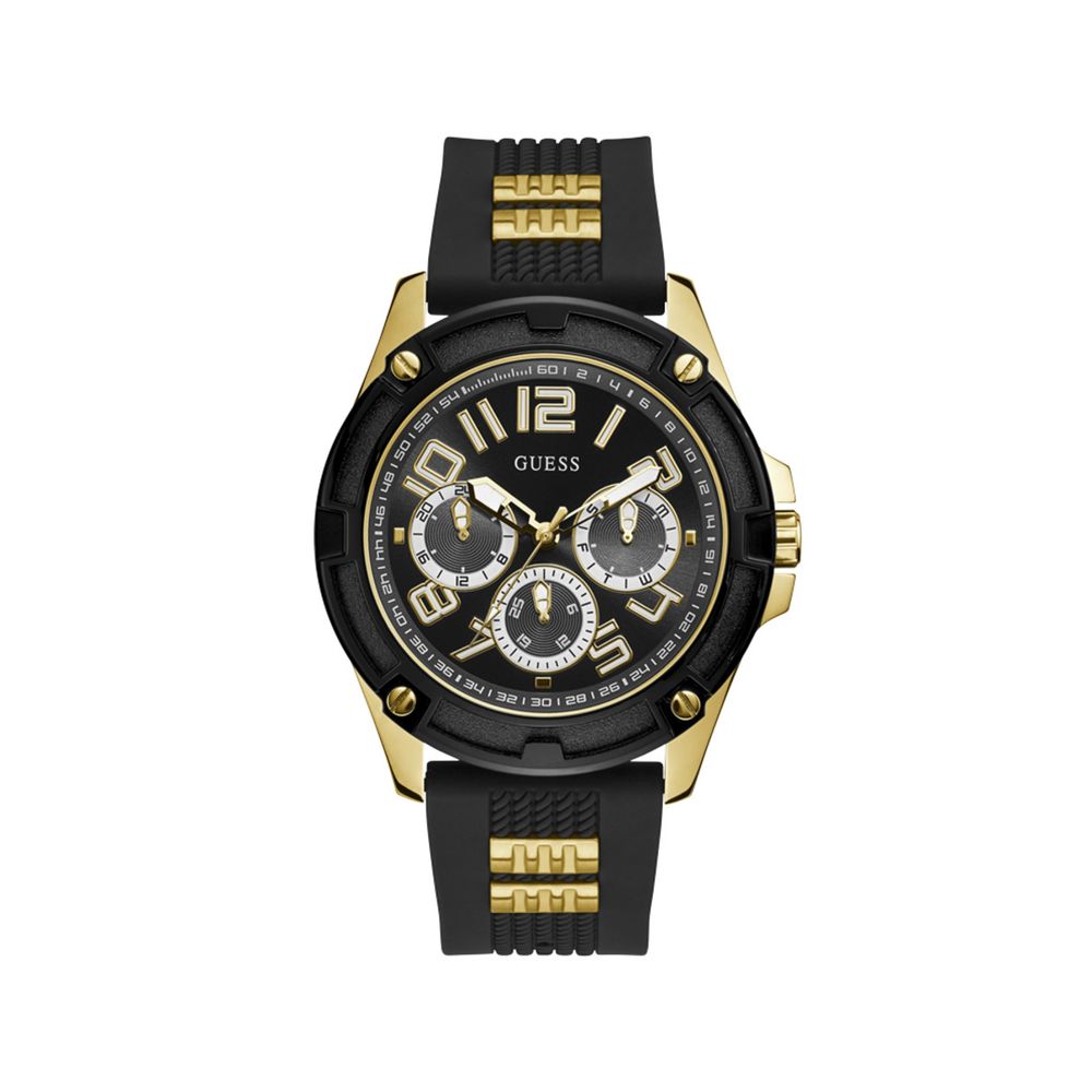 Guess Black Synthetic Dress Watch | Regal Royce