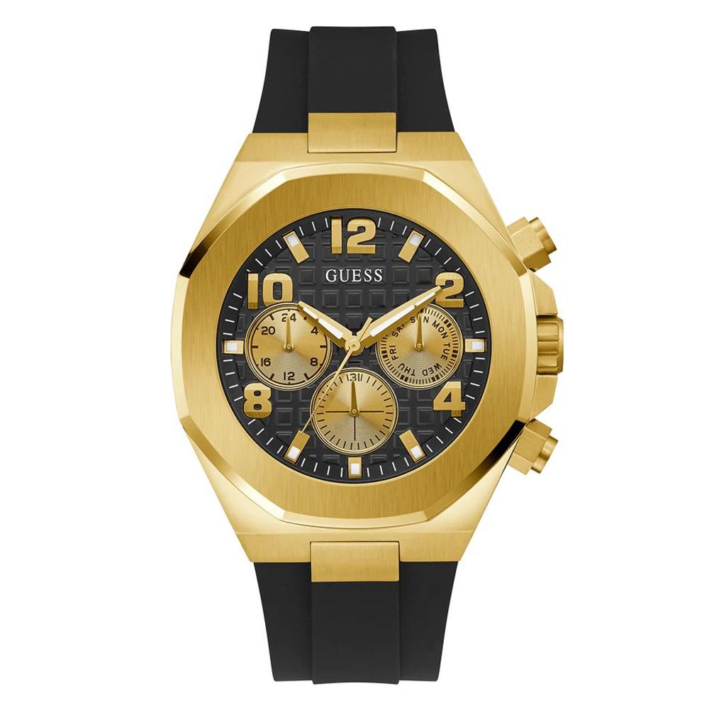 Guess Black Synthetic Dress Watch | Regal Royce