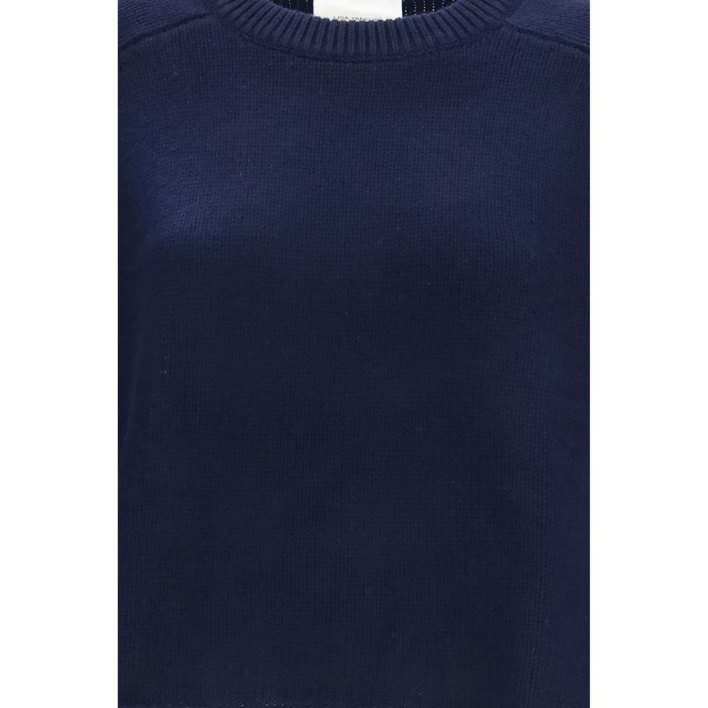 Lisa Yang Blue Cashmere Sweater | Regal Royce