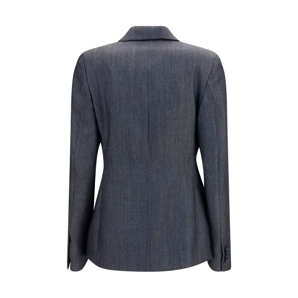 Balenciaga Gray Wool Oves Aries Blazer | Regal Royce