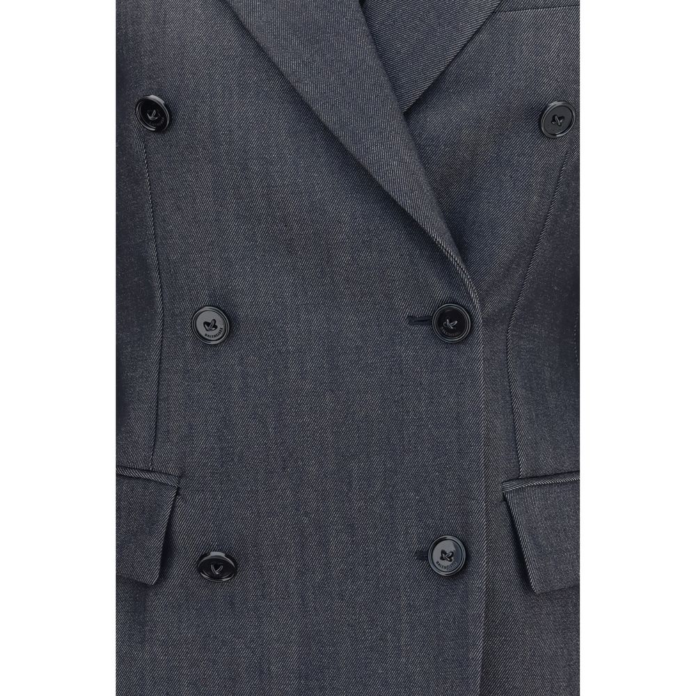 Balenciaga Gray Wool Oves Aries Blazer | Regal Royce