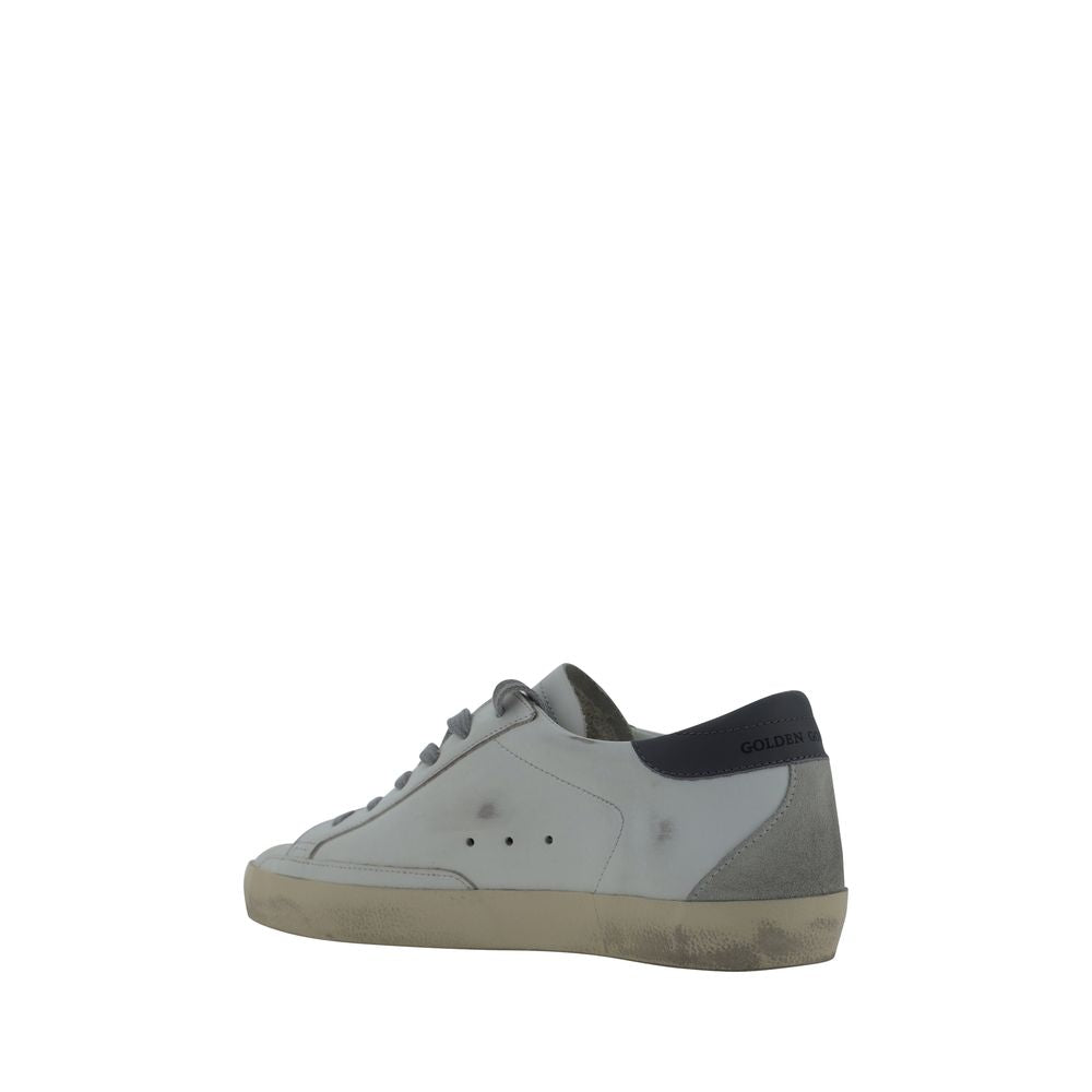 Golden Goose White Goatskin Low Top Sneakers | Regal Royce