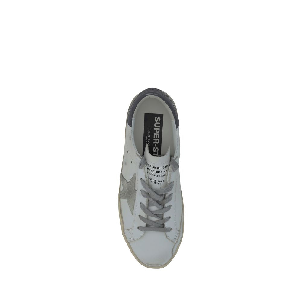 Golden Goose White Goatskin Low Top Sneakers | Regal Royce