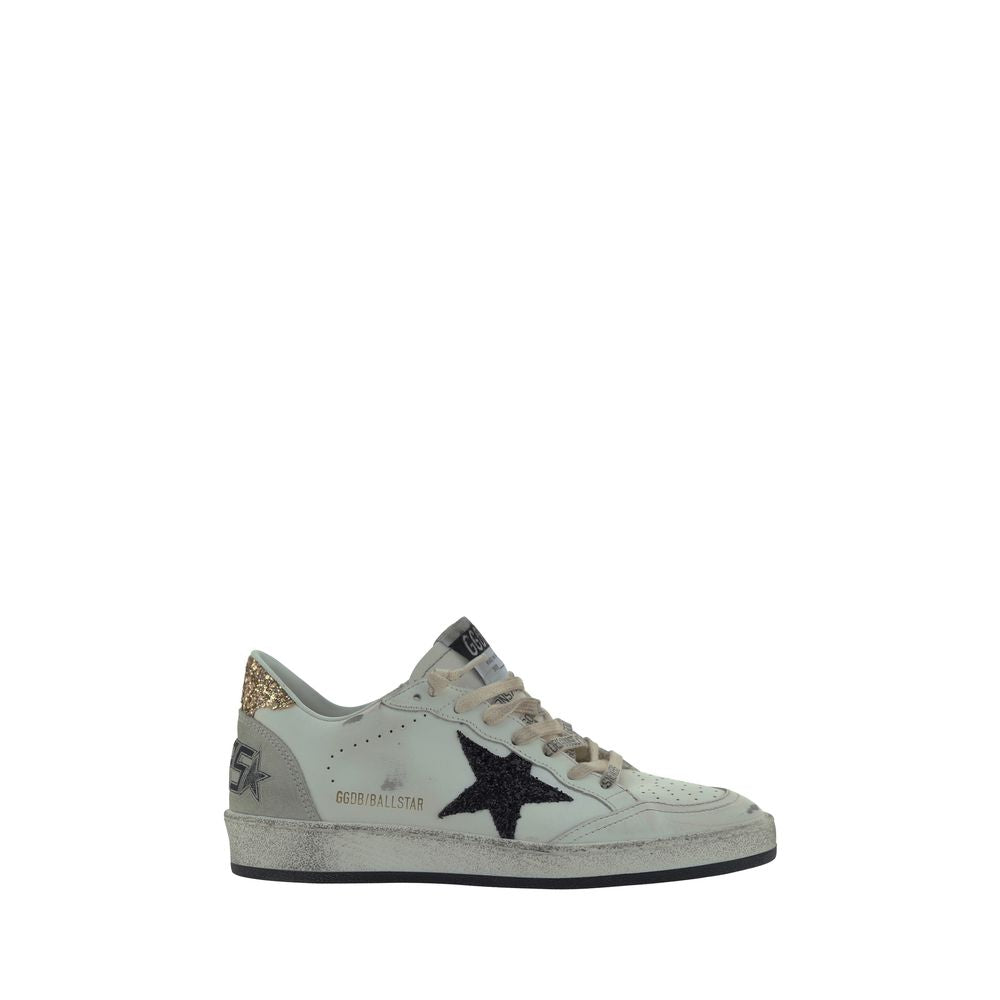 Golden Goose White Goatskin Low Top Sneakers | Regal Royce
