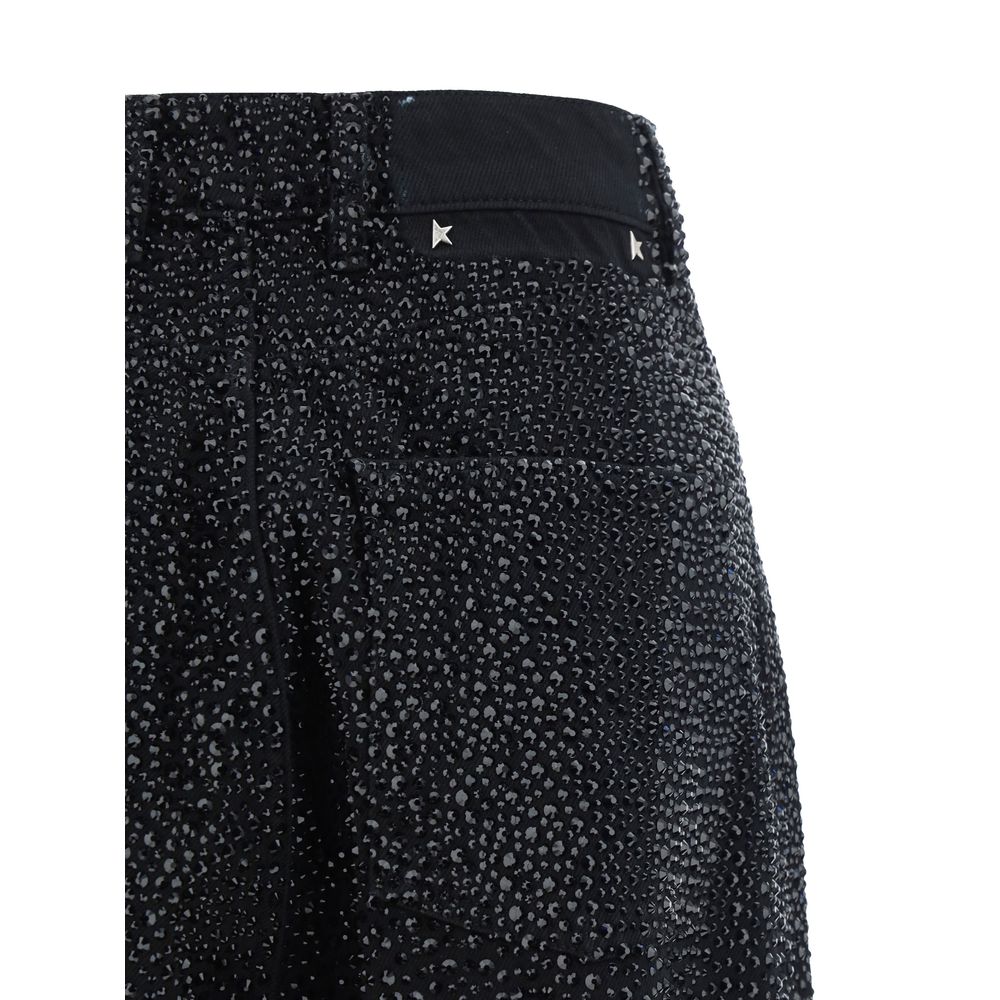Golden Goose Black Cotton Casual Pants | Regal Royce