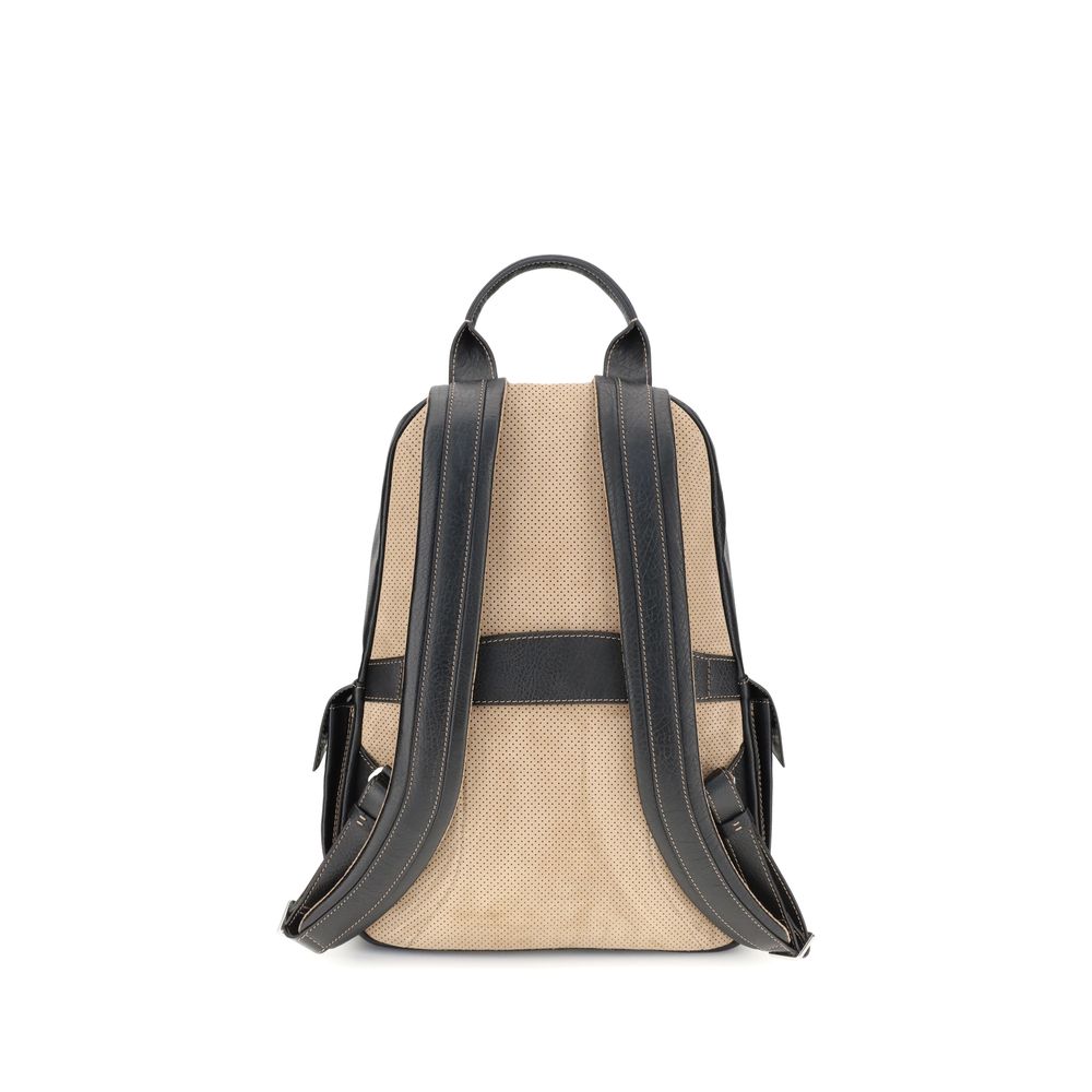 Brunello Cucinelli Black Calf Leather Bos Taurus Handbag | Regal Royce