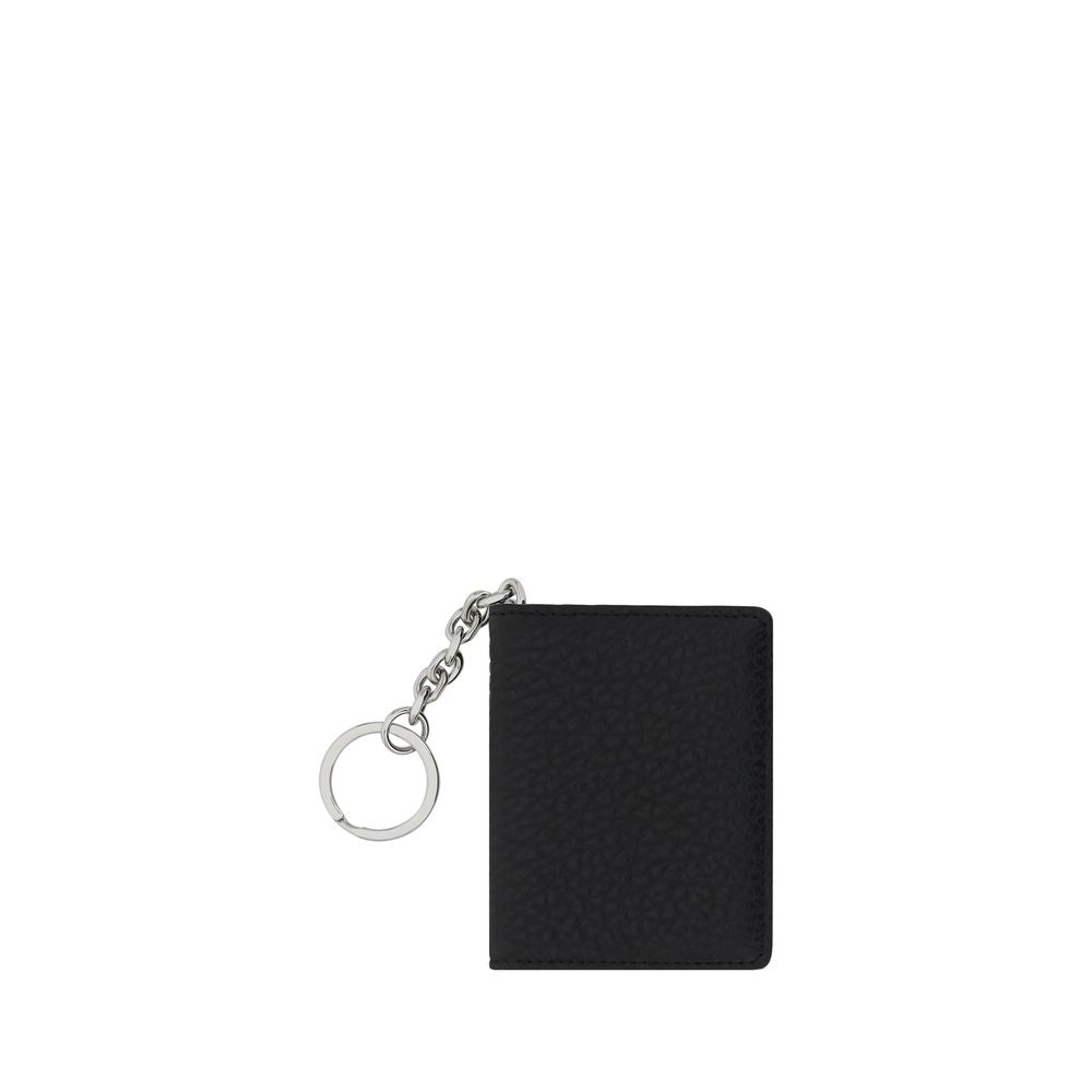 Maison Margiela Black Calf Leather Bos Taurus Keychain | Regal Royce