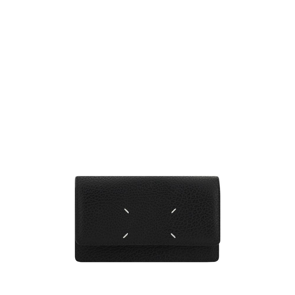 Maison Margiela Black Calf Leather Bos Taurus Wallet | Regal Royce