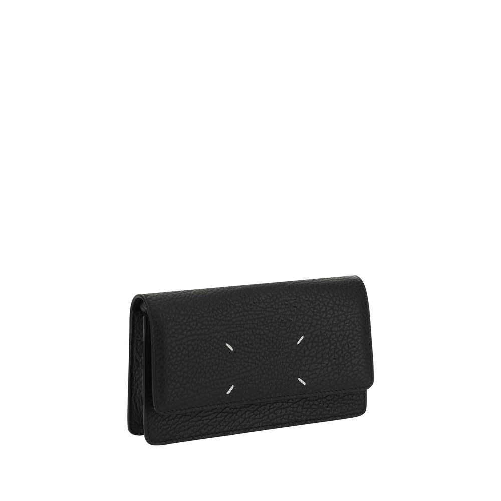 Maison Margiela Black Calf Leather Bos Taurus Wallet | Regal Royce