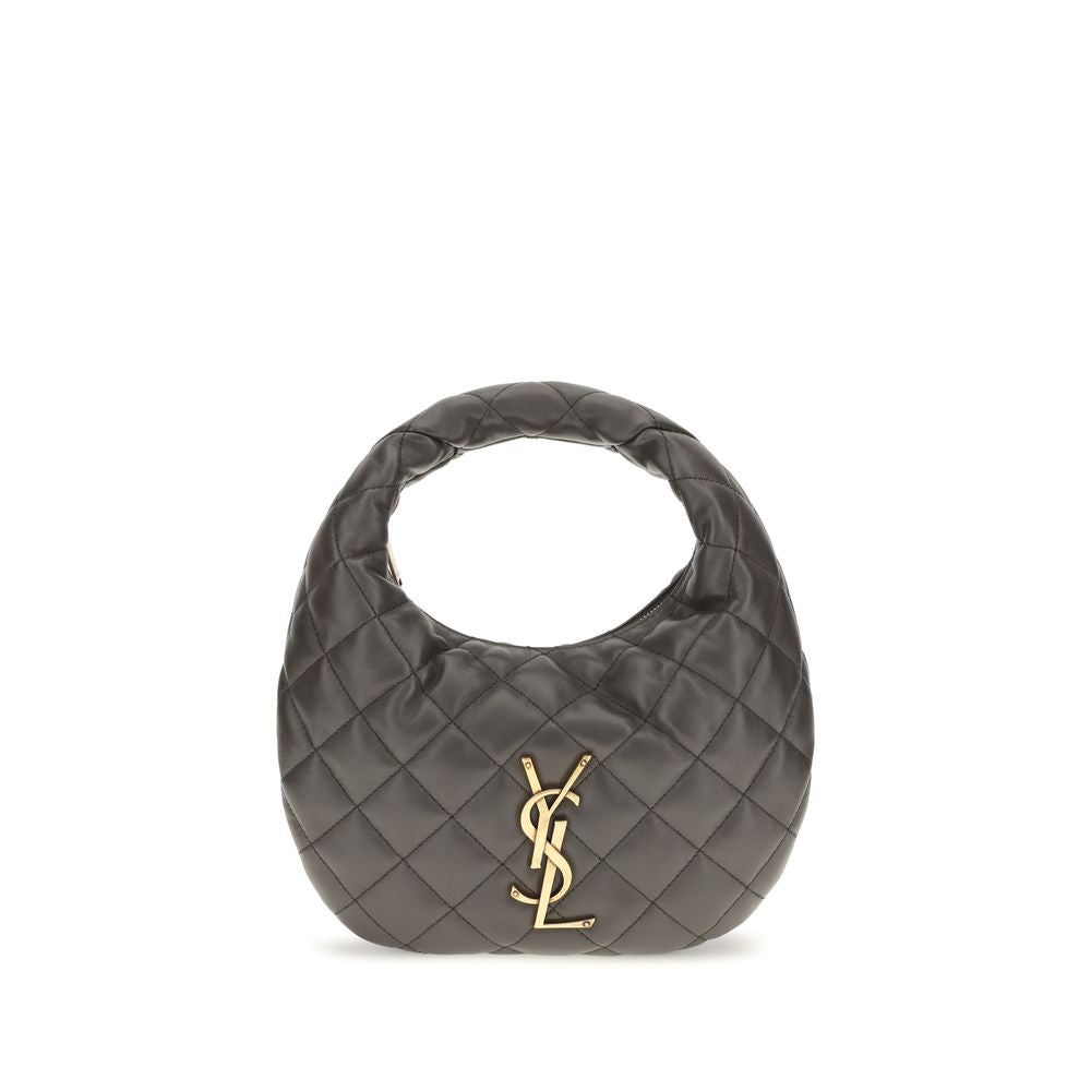 Saint Laurent Gray Lamb Ovis Aries Aries Shoulder Bag | Regal Royce