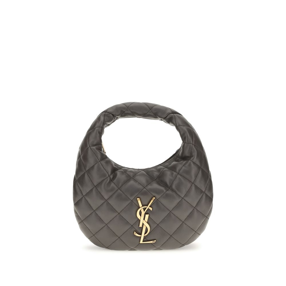 Saint Laurent Gray Lamb Ovis Aries Aries Shoulder Bag | Regal Royce