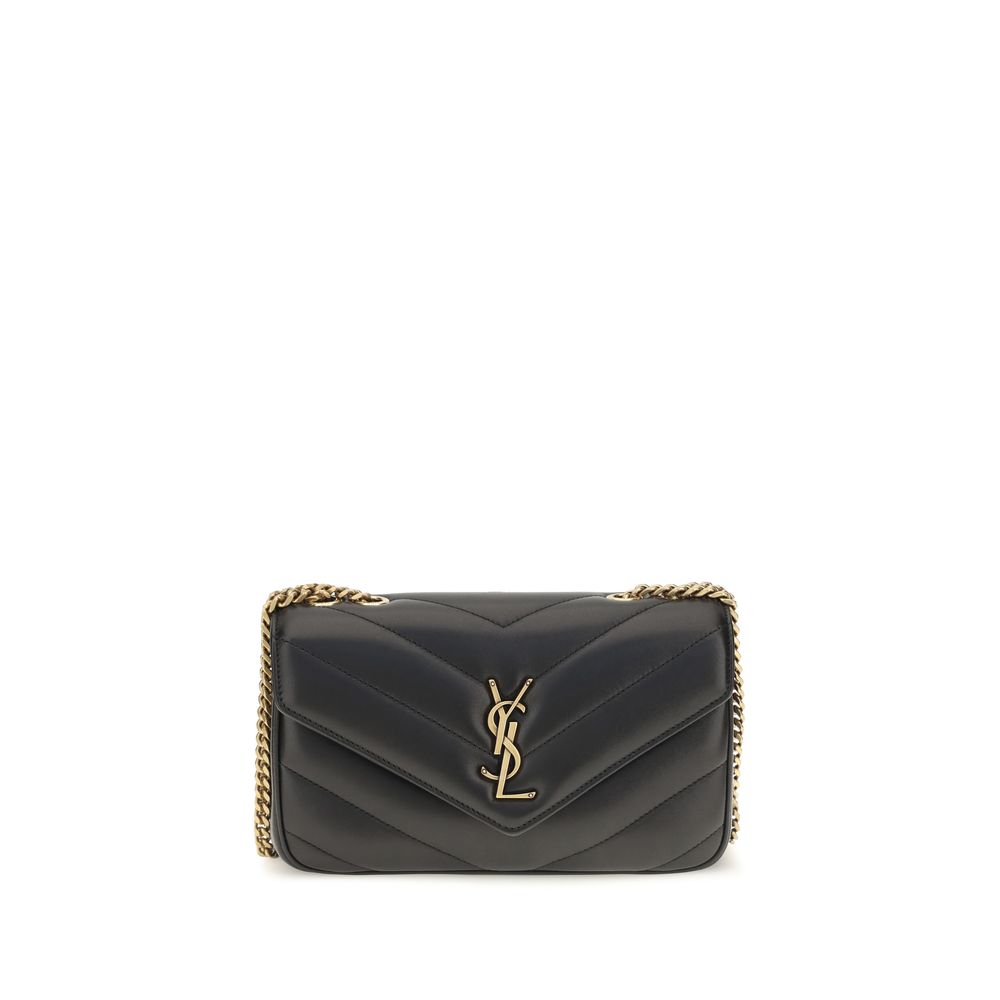 Saint Laurent Black Lamb Ovis Aries Aries Shoulder Bag | Regal Royce